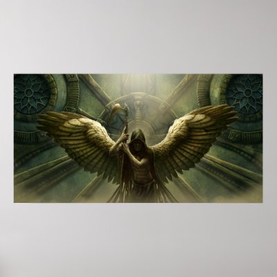 AZRAEL by Kerem Beyit Print by kerembeyit