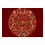 Aztec Calendar 2012 Card