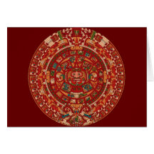 Aztec Calendar 2012 Card