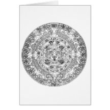 aztec calendar card
