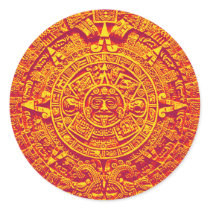 Aztec Calendar - gold