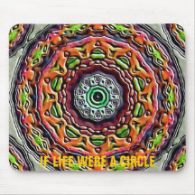 Aztec Circle Mouse Pad