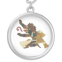 Aztec Creator God - 06 -  Mictlantecuhtli  - Neckl Pendants