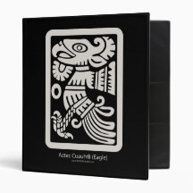 Aztec Cuauhtli - Eagle (Putty) Avery Binder