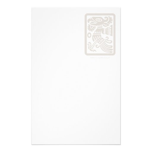 Aztec Cuauhtli - Eagle (Putty) Stationery