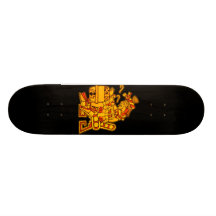 Aztec Design Skateboard Deck