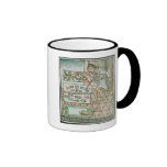 Aztec feather artisan coffee mug