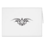Aztec Flower Tattoo Design Cards