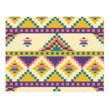 Aztec in Purple Postcard