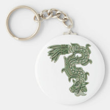 Aztec Jade Serpent Key Chains