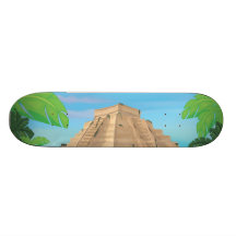 Aztec Pyramid Custom Skate Board