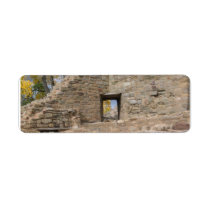 aztec ruin a look at fall through the window labels