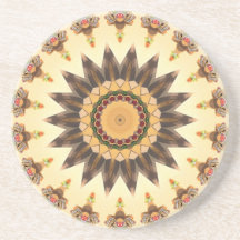 Aztec Sandal Beverage Coaster