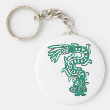 Aztec Serpent Keychains