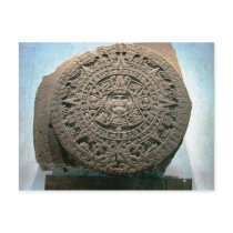 Aztec "Sun calendar," Mexico City Postcards