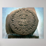 Aztec "Sun calendar," Mexico City Posters