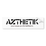 azthetik bumper sticker