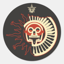 AZTK-Sol-negro-3 '' Autocollants