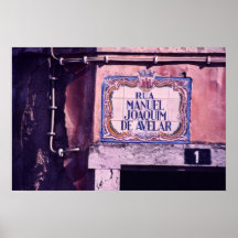 Azulejo De Portugal Affiche