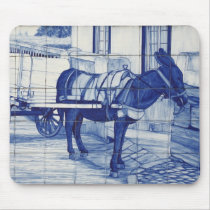 Azulejo mural mouse pad