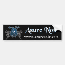 Azure Noir: BumperSticker Bumper Sticker