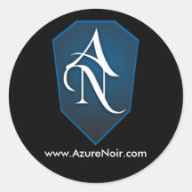 Azure Noir Logo Sticker