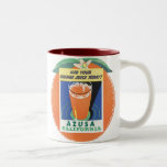 Azusa, California Orange Juice Poster Mugs