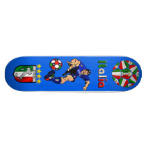 Azzurri Man Italian soccer football gift ideas Skateboard
