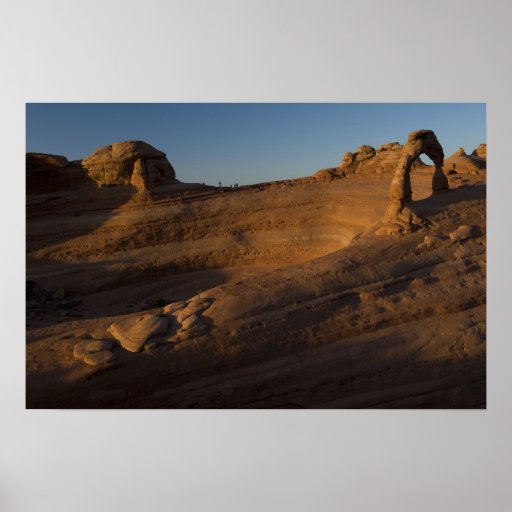b0892 - Delicate Arch from across Canyon Print