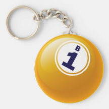 B1 BINGO BALL KEY CHAINS