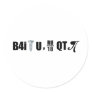B4i screw U RU over 18 QT pi Round Stickers
