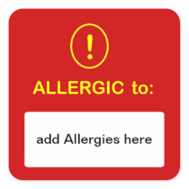 b6 - CUSTOMIZE THIS ~ Add Allergies.