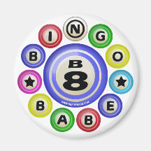 B8 Bingo Babe Magnets