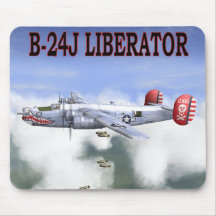 B-24J LIBERATOR BOMBS AWAY MOUSEPAD