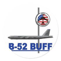 B-52 Stratofortress Round Sticker
