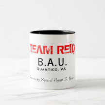 B.A.U., Quantico, VA, agent spécial de surveillanc Tasse