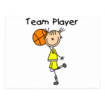 B-Ball Team Player Tshirts and Gifts Postcard