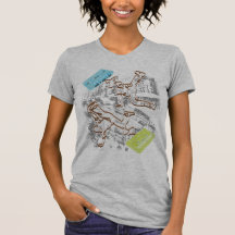 B-boy Cassette Battle (grey) Tee Shirts
