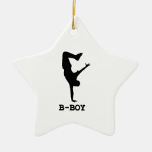 B Boy Ornaments