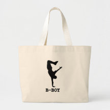 B boy tote bags