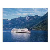 B.C. ferry de Vancouver à Nanaimo sur Vancouver Cartes Postales
