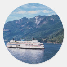 B.C. ferry from Vancouver to Nanaimo on Vancouver Sticker