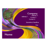 B-Card Mardi Gras-Purple-V1 Business Card Templates
