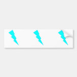 B. Chic: Blue Lightning Bumper Sticker