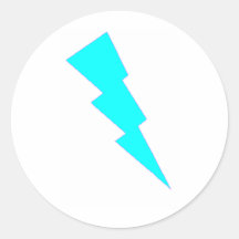 B. Chic: Blue Lightning Sticker