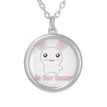 B est pour des lapins de lapin mignons colliers personnalisés