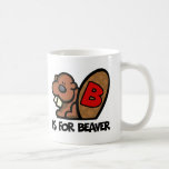 B est pour le castor tasses