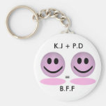 B.F.F Custom Keychain