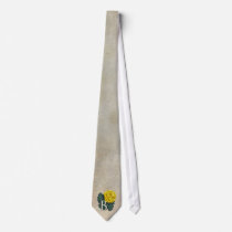 B for Begonia Flower Monogram Necktie