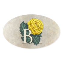 B for Begonias Flower Monogram
